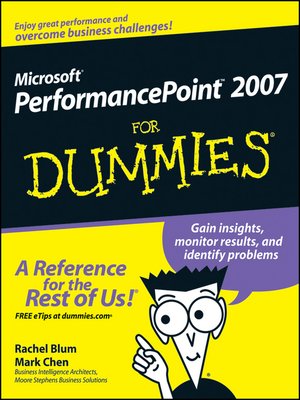 cover image of Microsoft PerformancePoint 2007 For Dummies